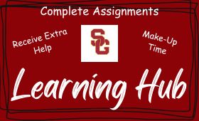  Learning Hub promotional sign